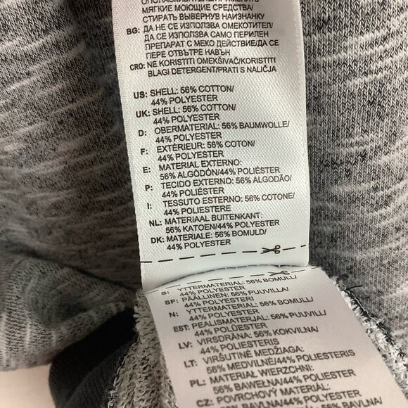 Adidas Gray Urban Short Sleeve Terry Sweatshirt Medium - Picture 6 of 6